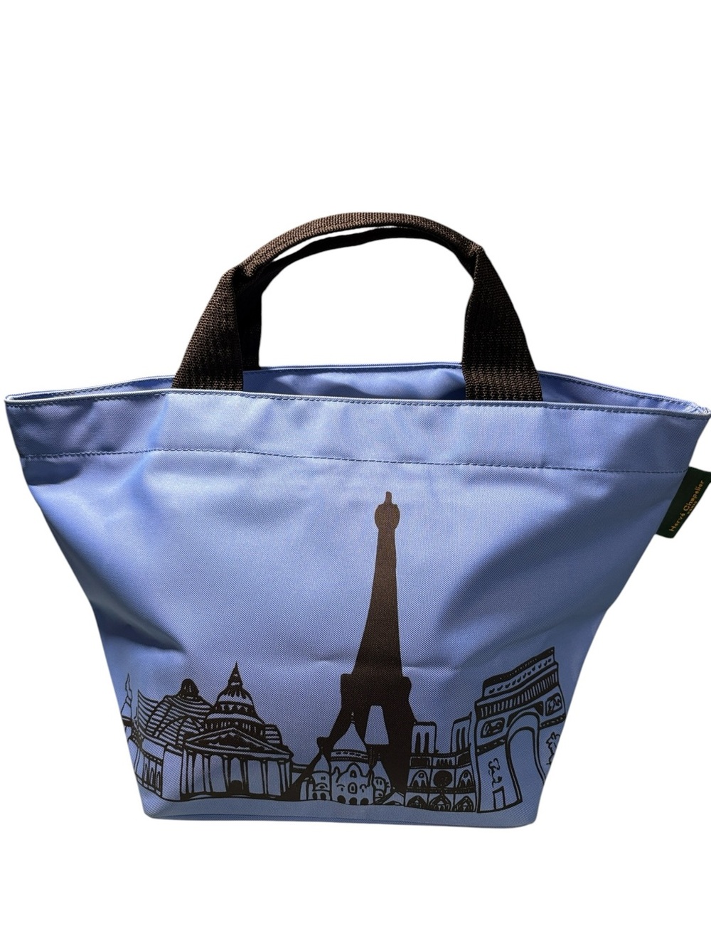 Herve Chapelier Paris Eiffel Tower Nylon Boat Tote - Made in France